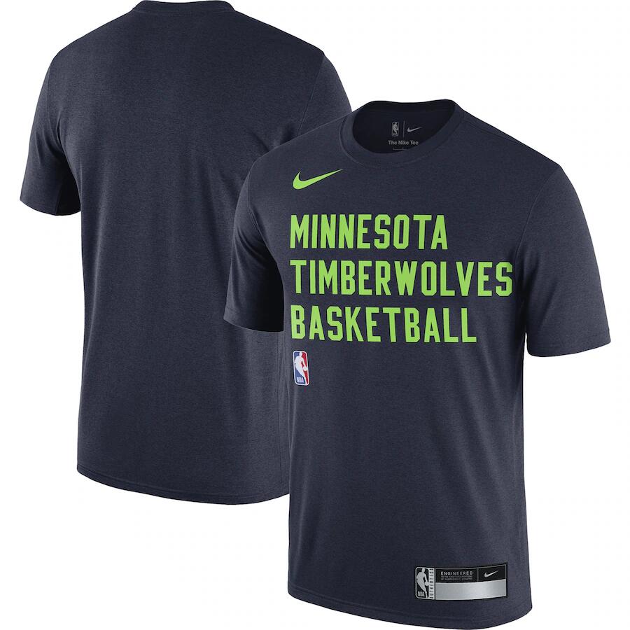 Men's Minnesota Timberwolves Navy 2023/24 Sideline Legend Performance Practice T-Shirt Men's Minnesota Timberwolves Navy 2023/24 Sideline Legend Performance Practice T-Shirt